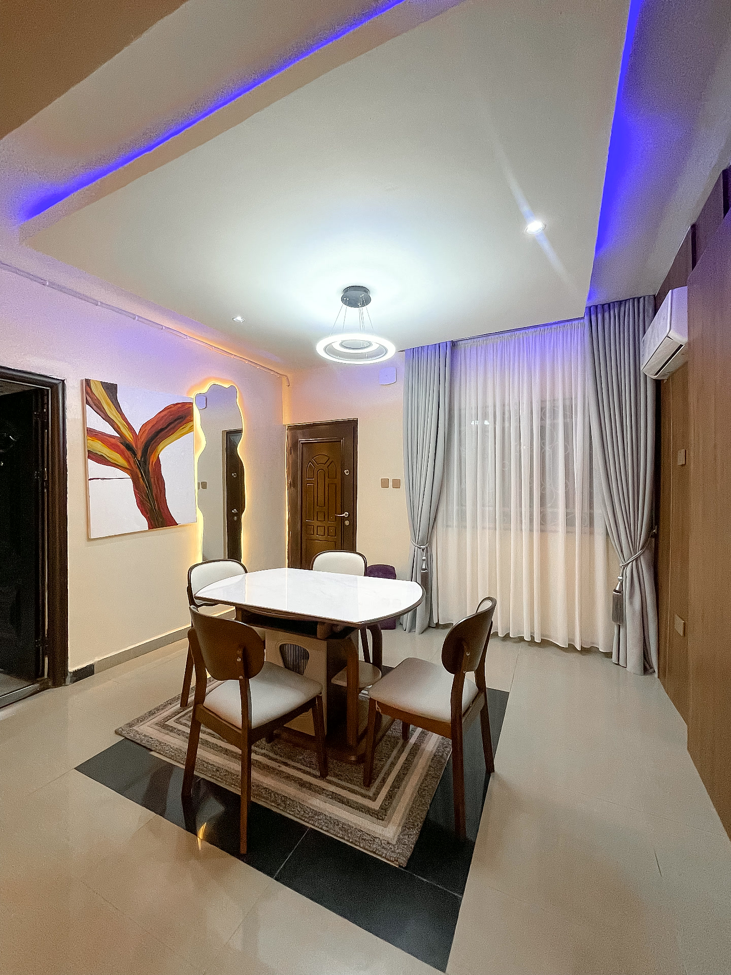 Dining area at Omas Shortlet Apartments